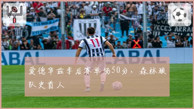 爱德华兹季后赛单场50分，森林狼队史首人